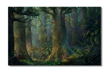 Jurassic Forest - Mounted Art Print