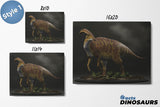 Parasaurolophus - Mounted Art Print