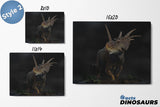 Styracosaurus - Mounted Art Print