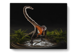 Compsognathus - Mounted Art Print