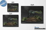 Dilophosaurus - Mounted Art Print