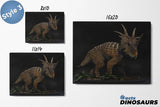 Styracosaurus - Mounted Art Print