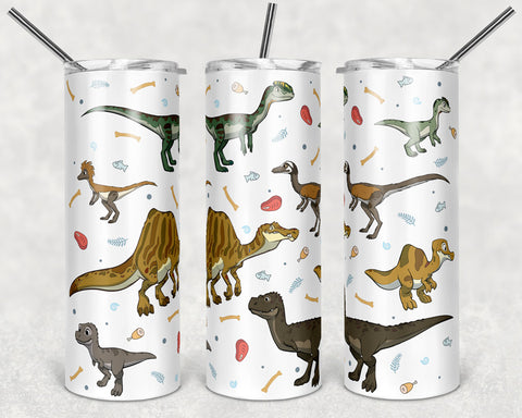Stainless Steel Skinny Tumbler - 20 oz - Theropod 2020 Collection